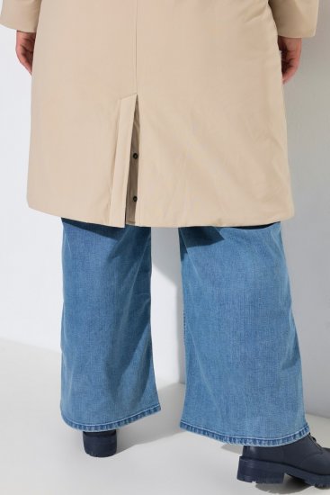 Ulla Popken 851811 Manteau matelassé Beige - Manteaux - Manteaux grande taille pour femme