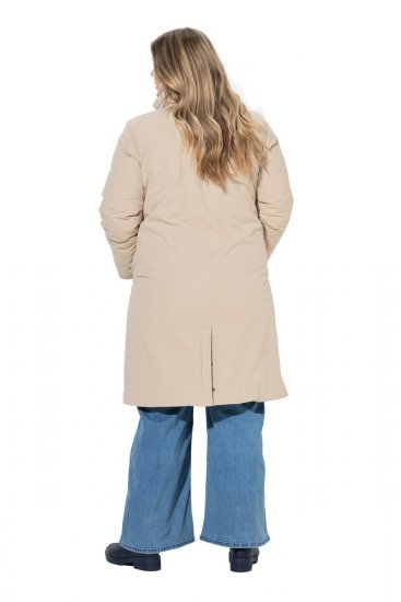 Ulla Popken 851811 Manteau matelassé Beige - Manteaux - Manteaux grande taille pour femme