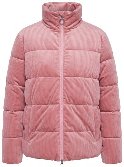 Ulla Popken 851819 Veste en velours côtelé Vieux rose - Vestes - Vestes grande taille pour femme