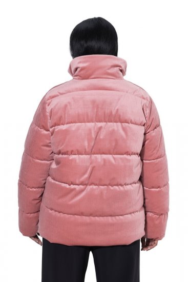 Ulla Popken 851819 Veste en velours côtelé Vieux rose - Vestes - Vestes grande taille pour femme