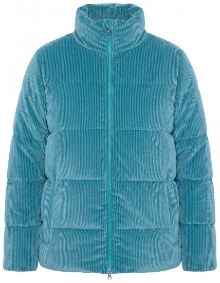 Ulla Popken 851819 Veste en velours côtelé Gris - Vestes - Vestes grande taille pour femme