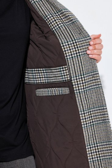 Ulla Popken 851826 Manteau en laine Blanc cassé - Manteaux - Manteaux grande taille pour femme