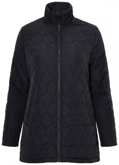 Ulla Popken 851831 Veste matelassée Noir - Vestes - Vestes grande taille pour femme