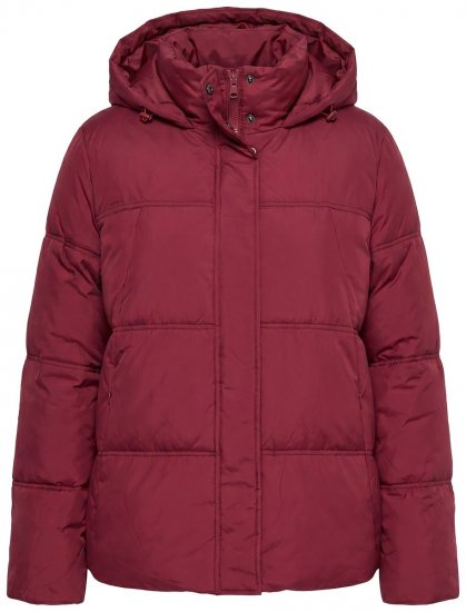 Ulla Popken 851832 Veste matelassée Rouge - Vestes - Vestes grande taille pour femme