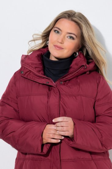 Ulla Popken 851832 Veste matelassée Rouge - Vestes - Vestes grande taille pour femme