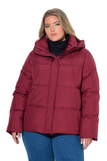 Ulla Popken 851832 Veste matelassée Rouge - Vestes - Vestes grande taille pour femme