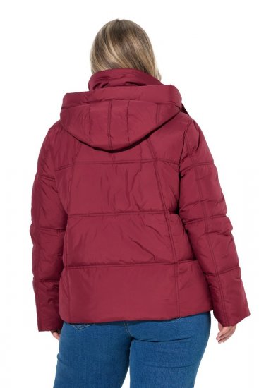 Ulla Popken 851832 Veste matelassée Rouge - Vestes - Vestes grande taille pour femme