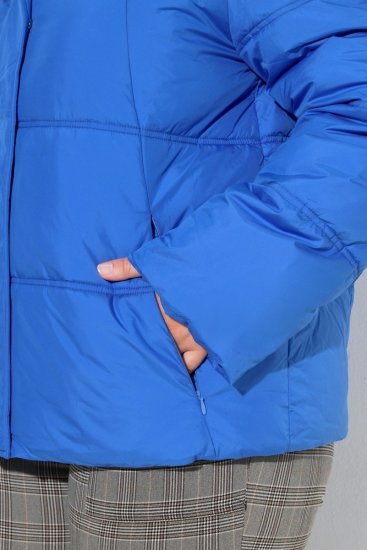 Ulla Popken 851832 Veste matelassée Pétrole - Vestes - Vestes grande taille pour femme