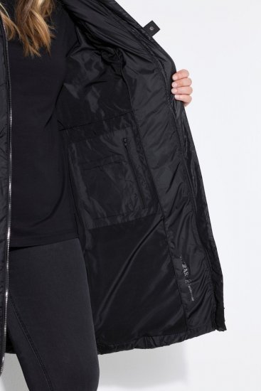 Ulla Popken 851842 Manteau matelassé Noir - Manteaux - Manteaux grande taille pour femme