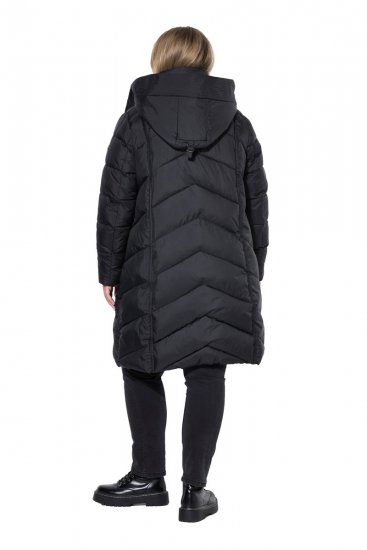 Ulla Popken 851842 Manteau matelassé Noir - Manteaux - Manteaux grande taille pour femme
