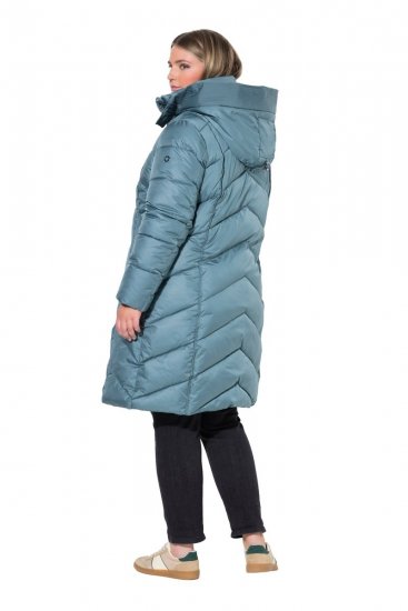 Ulla Popken 851842 Manteau matelassé Kaki - Manteaux - Manteaux grande taille pour femme