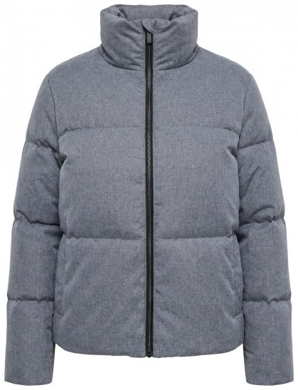 Ulla Popken 851854 Veste matelassée Gris chiné - Vestes - Vestes grande taille pour femme