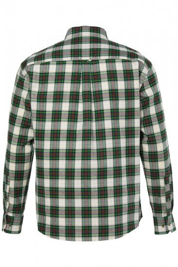 JP1880 851877 Chemise en flanelle à carreaux manches longues Vert foncé TALL - TALL chemises - Chemises coupe TALL