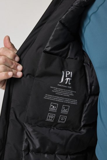 Jay-Pi 852164 Matelassée veste fonctionnelle Noir - Vestes - Vestes homme grandes tailles