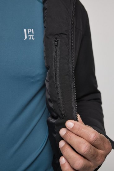 Jay-Pi 852164 Matelassée veste fonctionnelle Noir - Vestes - Vestes homme grandes tailles