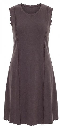 Ulla Popken 852190 Robe en jersey Brun acajou - Robes d'été - Robes légères d'été en grande taille