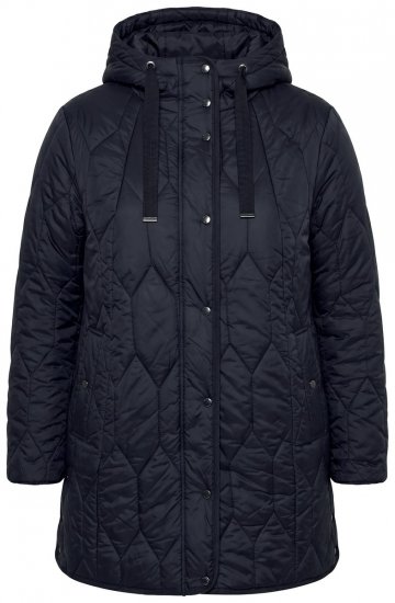 Ulla Popken 852413 Veste matelassée Noir - Vestes - Vestes grande taille pour femme