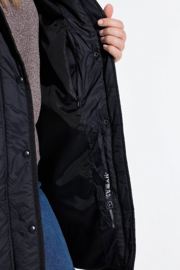 Ulla Popken 852413 Veste matelassée Noir - Vestes - Vestes grande taille pour femme