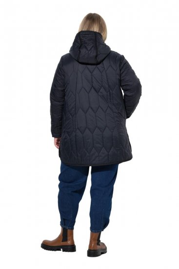 Ulla Popken 852413 Veste matelassée Noir - Vestes - Vestes grande taille pour femme
