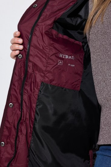 Ulla Popken 852413 Veste matelassée Prune - Vestes - Vestes grande taille pour femme
