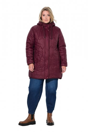 Ulla Popken 852413 Veste matelassée Prune - Vestes - Vestes grande taille pour femme