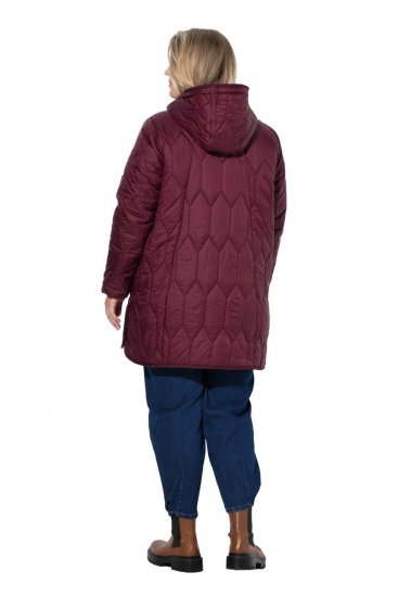 Ulla Popken 852413 Veste matelassée Prune - Vestes - Vestes grande taille pour femme