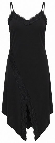 Ulla Popken 852636 Robe portefeuille Noir - Robes en jersey - 