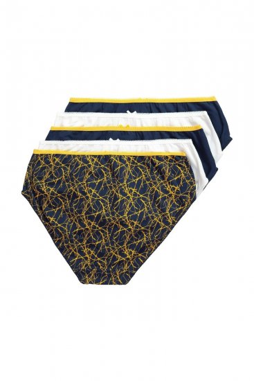 Ulla Popken 852670 Culottes lot de 5 Bleu marine - Culottes - 