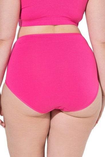 Ulla Popken 852761 Culottes à rayures taille haute lot de 5 Pétrole - Culottes - 
