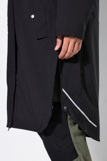 Ulla Popken 852901 Manteau technique Noir - Manteaux - Manteaux grande taille pour femme