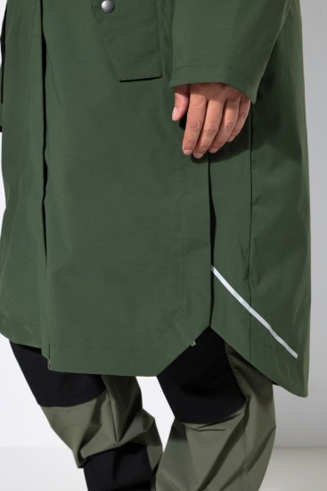 Ulla Popken 852901 Manteau technique Vert olive - Manteaux - Manteaux grande taille pour femme
