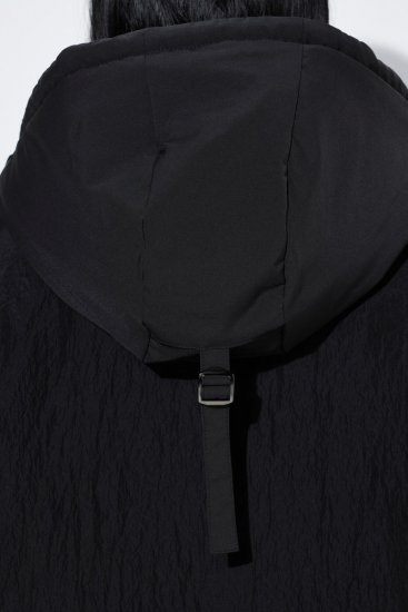 Ulla Popken 853351 Veste matelassée Sympatex imperméable à capuche Noir - Vestes - Vestes grande taille pour femme