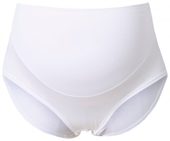 Ulla Popken 853611 Culottes de grossesse Blanc - Culottes - 