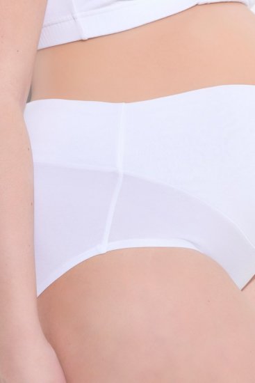 Ulla Popken 853611 Culottes de grossesse Blanc - Culottes - 