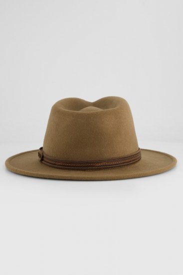 JP1880 853629 Chapeau en laine Marron moka - Chapeaux - 