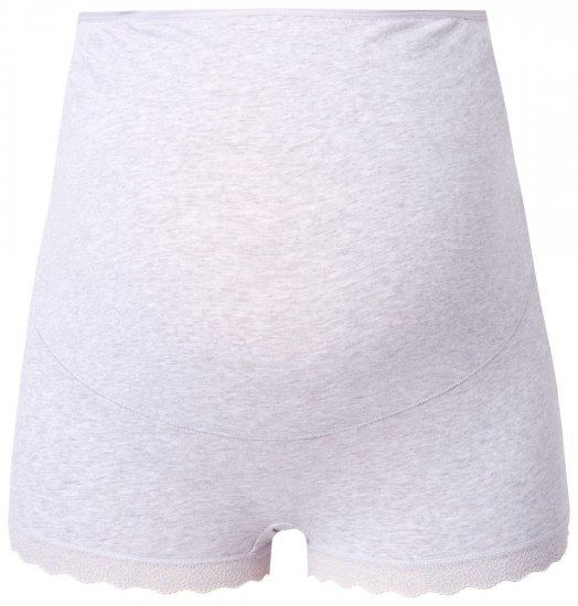 Ulla Popken 853631 Culottes de grossesse en dentelle Gris chiné - Culottes - 