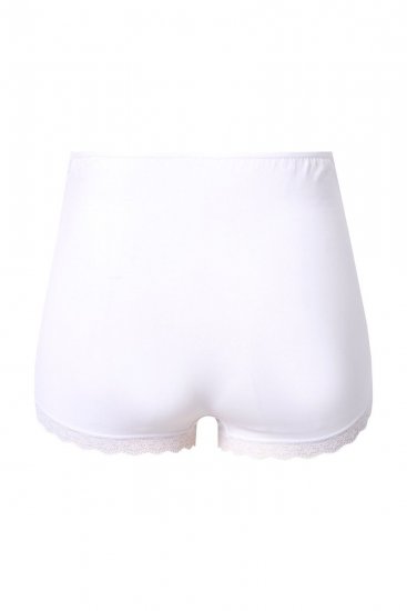 Ulla Popken 853631 Culottes de grossesse en dentelle Blanc - Culottes - 