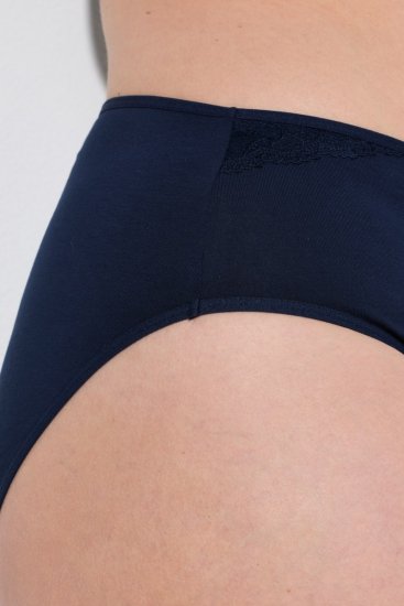 Ulla Popken 853698 Culottes en dentelle lot de 5 Noir - Culottes - 