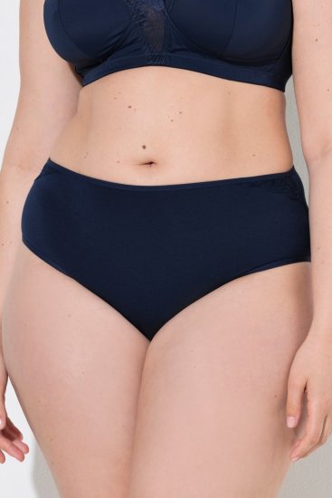 Ulla Popken 853698 Culottes en dentelle lot de 5 Noir - Culottes - 