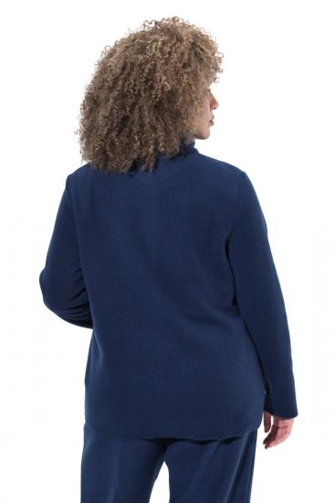 Ulla Popken 854200 Veste polaire Bleu marine - Vestes - Vestes grande taille pour femme