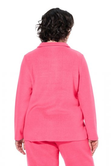 Ulla Popken 854200 Veste polaire Rose - Vestes - Vestes grande taille pour femme