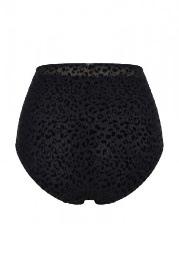 Ulla Popken 854551 Boxers à imprimé animal Noir - Culottes - 