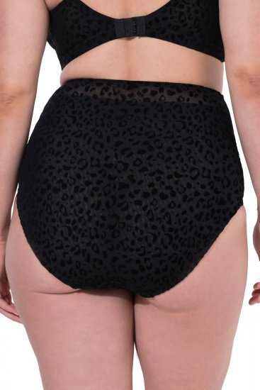 Ulla Popken 854551 Boxers à imprimé animal Noir - Culottes - 