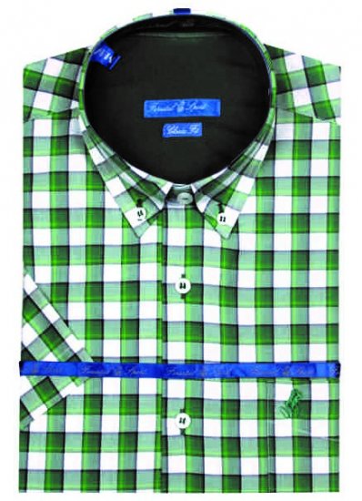 Forestal 901222E Check Shirt Green - Chemises - Chemises Grandes Tailles Hommes