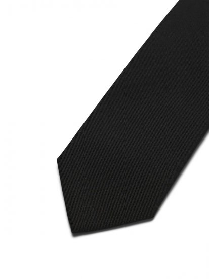 Jack & Jones Solid Cravate Noir - Cravates et nœuds papillon - 