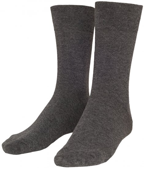 Adamo Aaron Soft-socks Charcoal 3-pack - Sous-vêtements & bain - Sous-vêtements Grande Taille