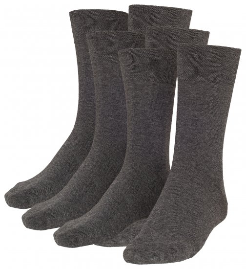 Adamo Aaron Soft-socks Charcoal 3-pack - Sous-vêtements & bain - Sous-vêtements Grande Taille