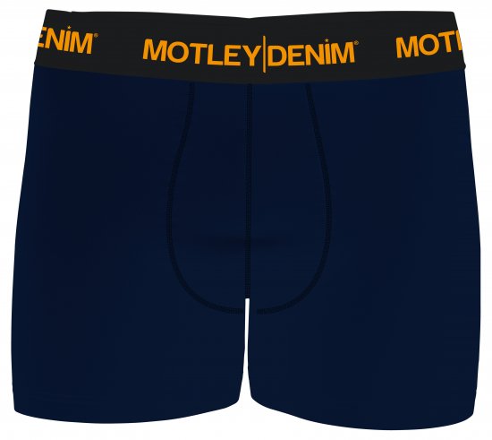 Motley Denim Amsterdam Boxershorts Navy 2-pack - Sous-vêtements & bain - Sous-vêtements Grande Taille