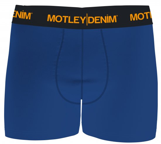 Motley Denim Amsterdam Boxershorts Royal Blue 2-pack - Sous-vêtements & bain - Sous-vêtements Grande Taille
