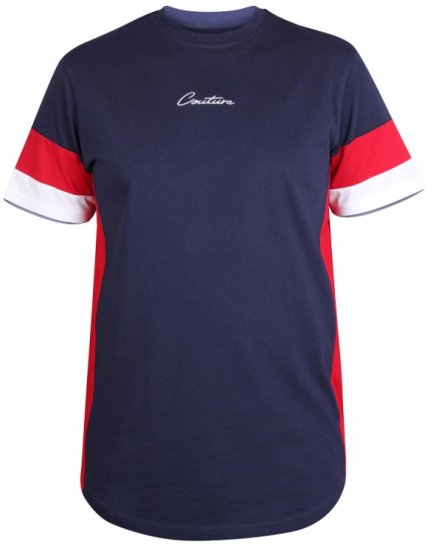 D555 Baker T-shirt Navy - T-shirts - T-shirts Homme Grande Taille